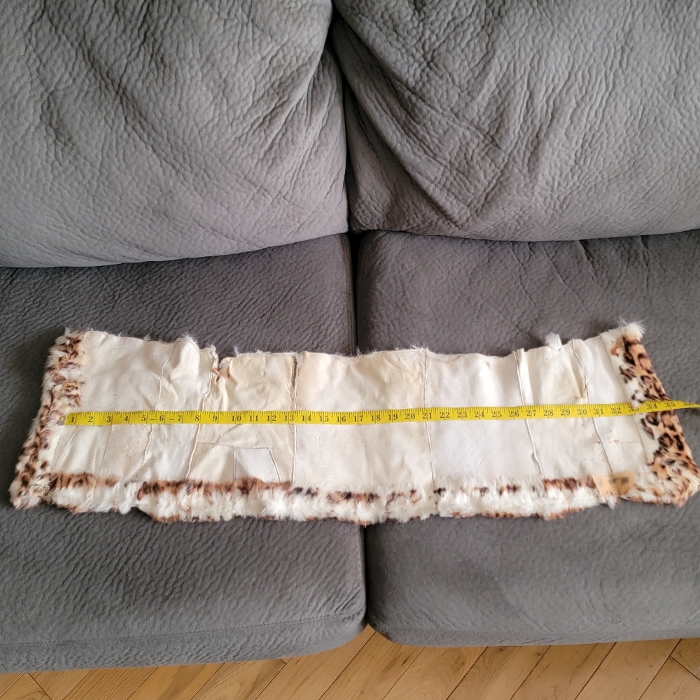 Animal Print Fur Piece for Projects - Picture 5 of 9